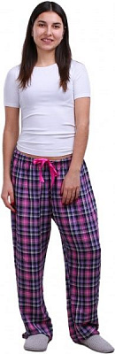 Брюки домашние La Nuit Home Chess р. L розовый 