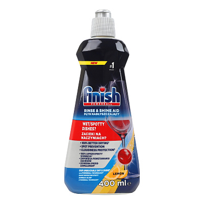 Ополіскувач для посудомийних машин Finish Rinse Лимон 0,4л