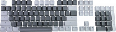Набір кейкапів Hator grey (64603) PBT Monochrome Edition ENG only (HTS-130)