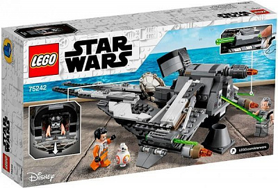 Конструктор LEGO Star Wars Перехоплювач TIE Чорний ас 75242