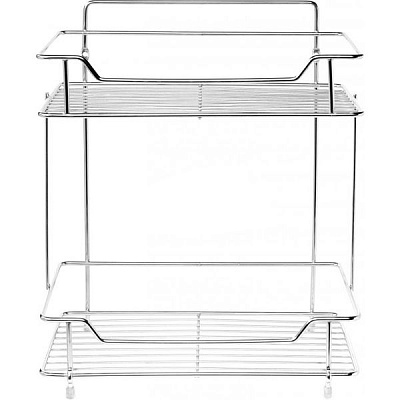 Полка Lemax 2-х уровневая ЕВА-5001S/S для ванной комнаты 290х160х365 мм 