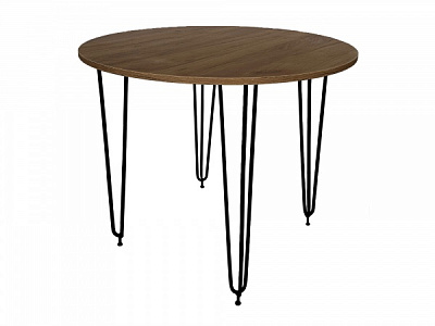 Стол Акрон 900x750 мм черный/дуб крафт золотой 