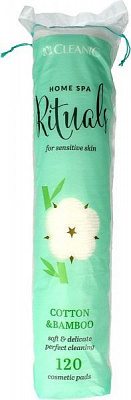 Ватные диски Cleanic Cotton & Bamboo 120 шт.