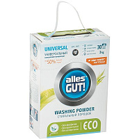 Стиральный порошок для машинной и ручной стирки Alles GUT! ECO Универсальный 3 кг