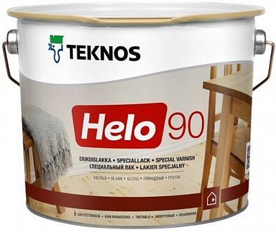 Лак Helo 90 TEKNOS високий глянець 0,9 л безбарвний