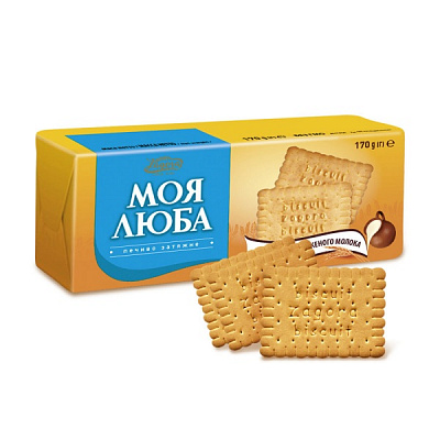 Печиво Загора Моя Люба з ароматом пряженого молока 170 г