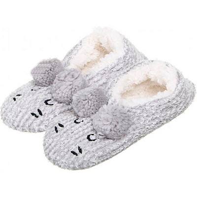 Взуття домашнє La Nuit Мишки р. 38/39 сірий