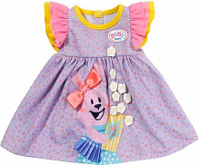 Набір Zapf Одяг для ляльки Baby Born Миле плаття Фіолетове 828243-2