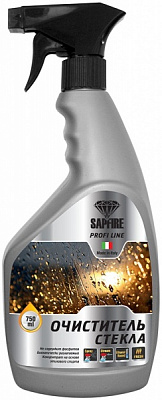 Очиститель стекол без фосфатов SAPFIRE Profi Line 750 мл