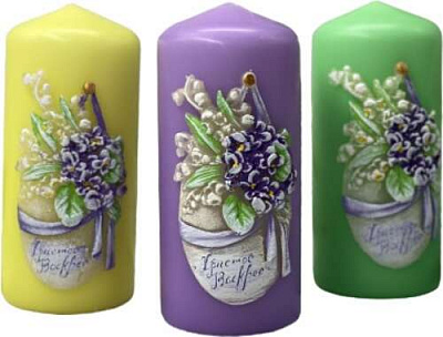 Свечи Писанка-Ландыш 60х120 мм Pako-If