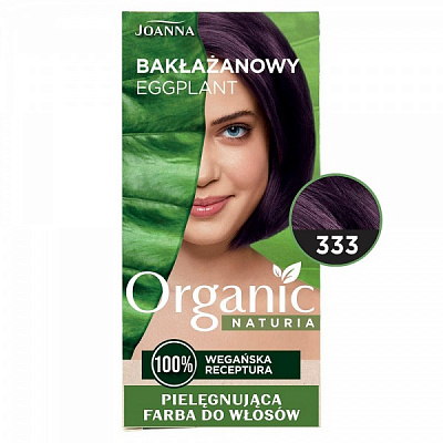 Краска для волос Joanna NATURIA ORGANIC-VEGE 333 баклажан 100 мл