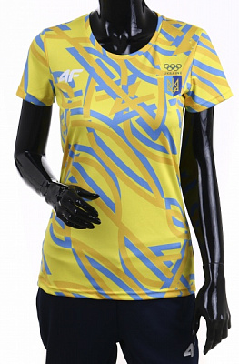 Футболка 4F TSHIRT FNK 4FSSS23TFTSF1220-71S р.XS жовтий