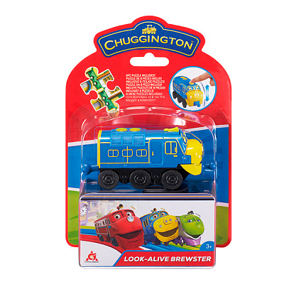 Паровозик Chuggington Брюстер з механічною функцією та пазлом EU890302
