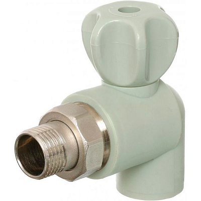 Кран радіаторний KAS кутовий d1/2