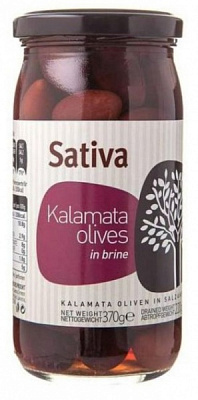 Оливки Sativa Каламата целые в рассоле