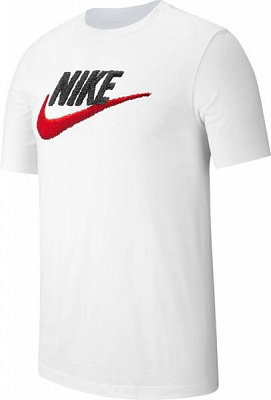 Футболка Nike M NSW TEE BRAND MARK AR4993-100 S белый