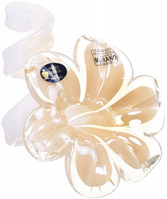Подсвечник FLOWER 6PT TR HONEY White cristal