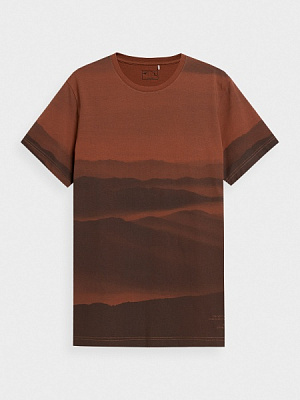 Футболка 4F D4Z21-TSM237-81A р.S коричневый