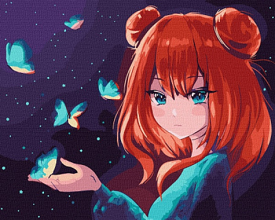 Картина за номерами Політ метеликів 40x50 см Ідейка