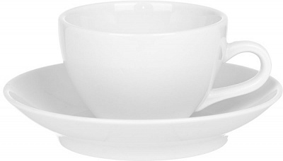 Чашка з блюдцем Horeca Columbia 200 мл (F2119+F1982) Alt Porcelain