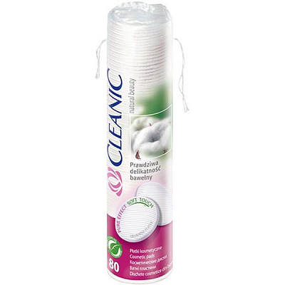 Ватні диски Cleanic pure effect soft touch 80 шт.