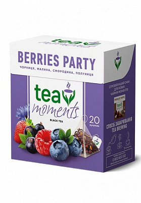 Чай черный Tea Moments Berries party 20 шт. 36 г 