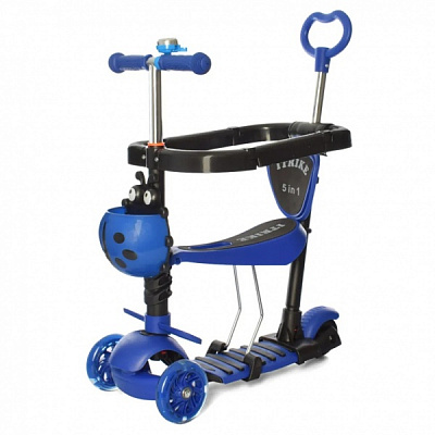 Самокат-трансформер iTrike MAXI 5в1 в асортименті JR3-027-BL