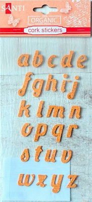 Набір наліпок корковий стікер 26 шт.