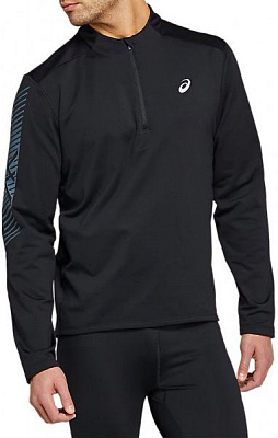 Джемпер Asics ICON LS 1/2 WINTER ZIP 2011B054-001 р. S черный