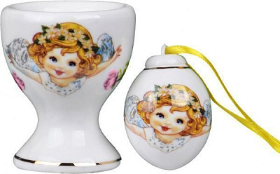 Набор пасхальный розовый 2 предмета 943-090 