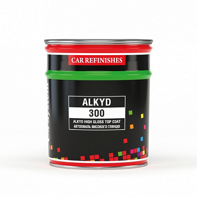 Автоемаль алкідна 300 CS System 800 мл 303 Хакі