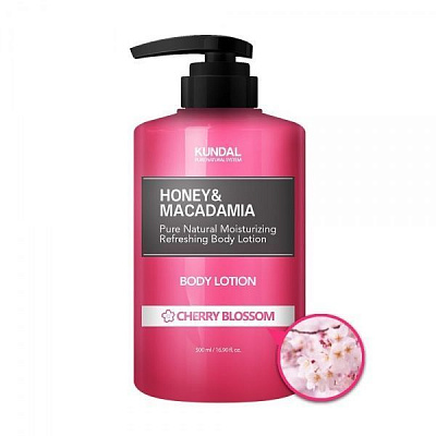 Лосьйон для тіла Kundal Honey & Macadamia Body Lotion Cherry Blossom Квітуча вишня 500 мл