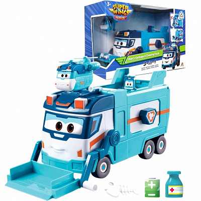 Ігровий набір Super Wings Вантажівка Марка для сміття та прибирання EU770854