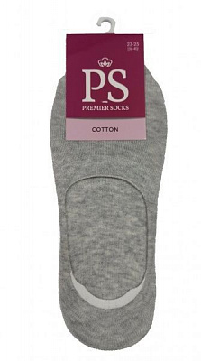 Сліди Premier Socks 14В35/8 р. 23-25 сірий 1 пар