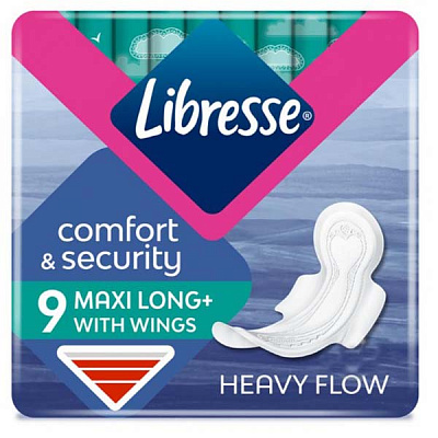 Прокладки гигиенические Libresse Maxi Long 9 шт.