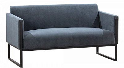 Диван нераскладной Richman амиго двойной симпл 54 серый 1450x700x760 мм