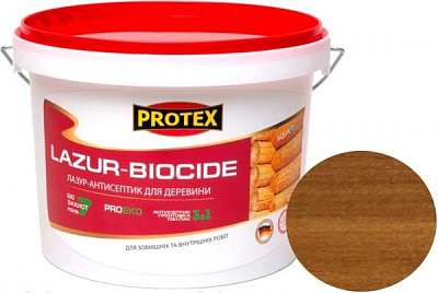 Лазур-антисептик Protex 3 в 1 дуб шовковистий мат 10 л