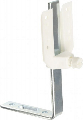 Держатель для потолочного карниза Gardinia наборной белый 