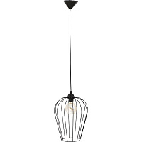 Підвіс Lamperia Iron elliptica 1x60 Вт E27 чорний