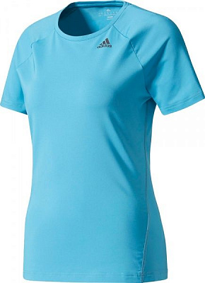 Футболка Adidas D2M Tee Solid BQ5826 M блакитний