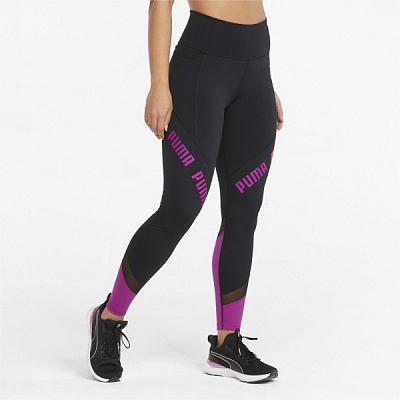 Лосини Puma Train Logo Eversculpt Tight 52159451 р.M чорно-фіолетовий