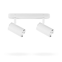 Світильник точковий MLT101-2 MR16 35 Вт GU10 білий/срібло LightMaster MLT101-2 MR16/GU1 