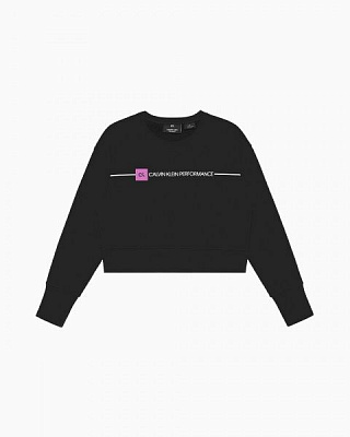 Свитшот Calvin Klein Performance 00GWF9W395-007 р. S черный