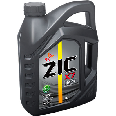 Моторне мастило ZIC X7 Diesel 5W-30 4 л