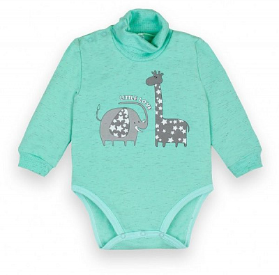 Боди Габби Зооленд р.80 ментоловый BD-20-21-5 