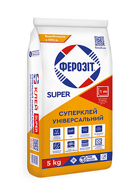 Клей для плитки Ферозіт Супер 5кг
