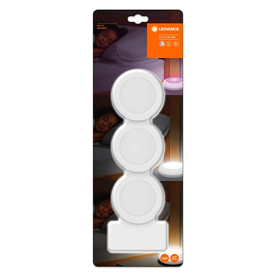 Ночник Ledvance LED DOT-IT NURSERY RGB touch click 3 шт./уп. 4,5 Вт белый 