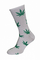 Шкарпетки чоловічі Cool Socks Маріхуана р.25-27 білий із малюнком 1 шт.
