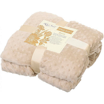 Плед мікрофібра La Nuit Basic Soft коричневий 200x220 см