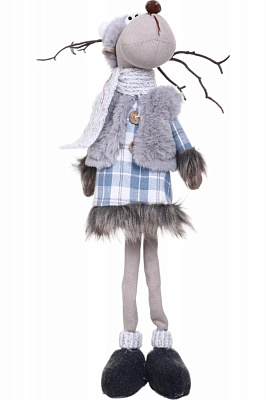 Декорация новогодняя Лось что стоит 15х47 см в ассортименте YM83303YM83303-EK 47 см